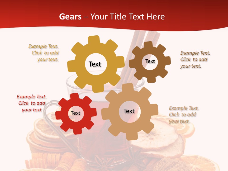 White Nut Punch PowerPoint Template