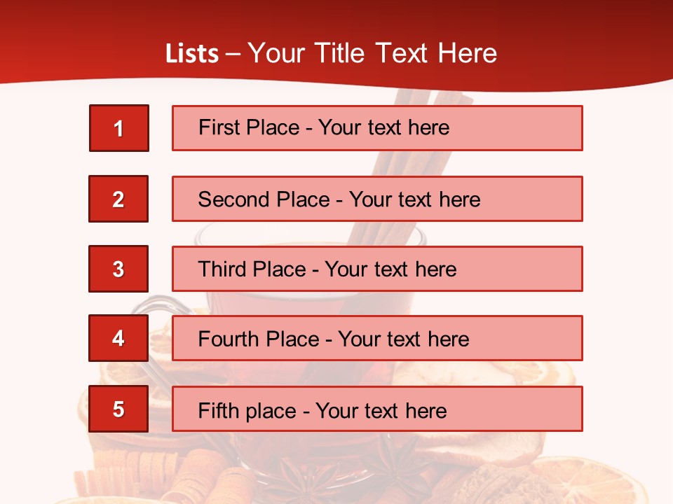 White Nut Punch PowerPoint Template