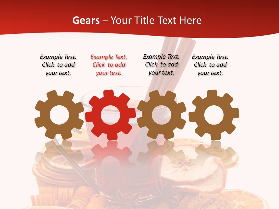 White Nut Punch PowerPoint Template