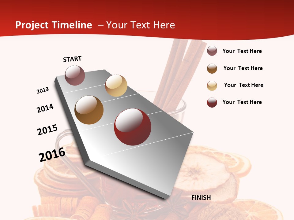White Nut Punch PowerPoint Template