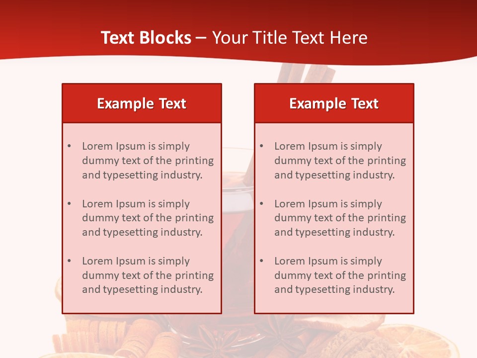White Nut Punch PowerPoint Template