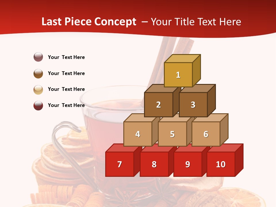 White Nut Punch PowerPoint Template