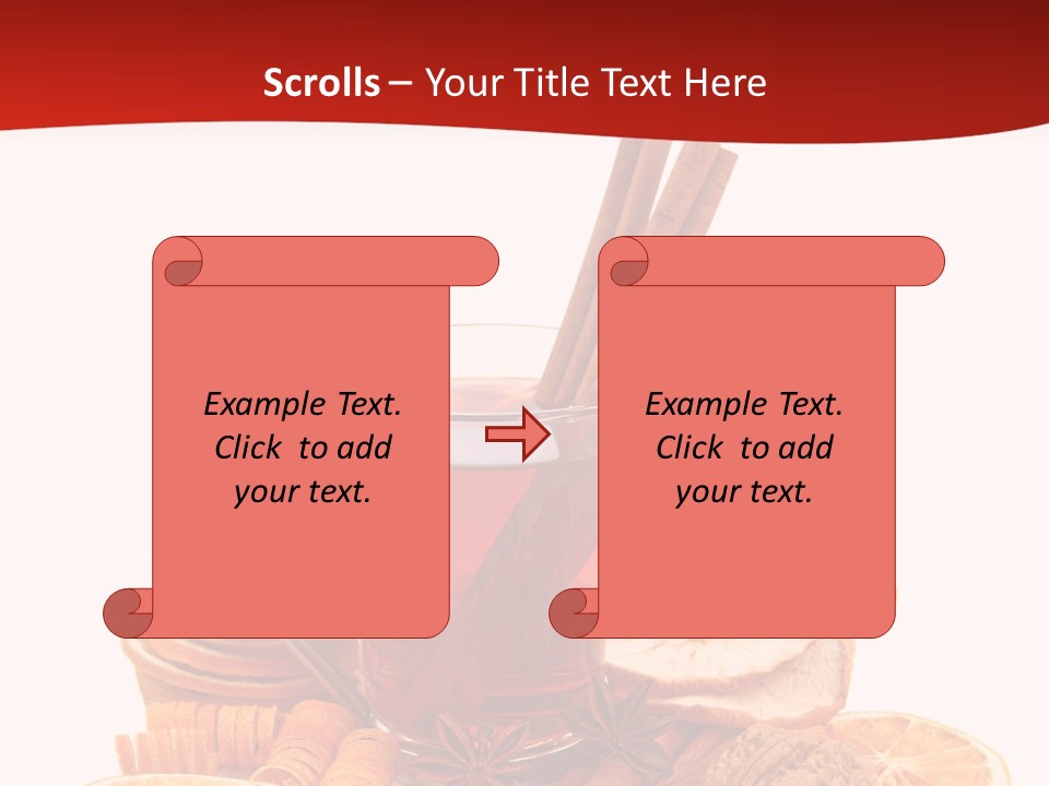White Nut Punch PowerPoint Template