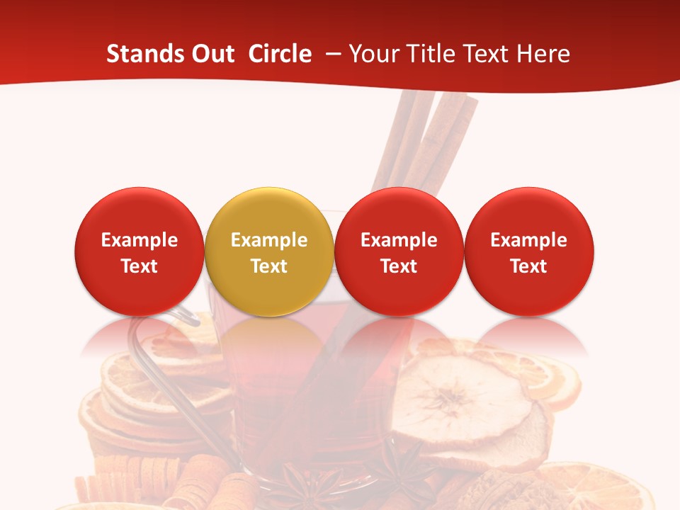 White Nut Punch PowerPoint Template