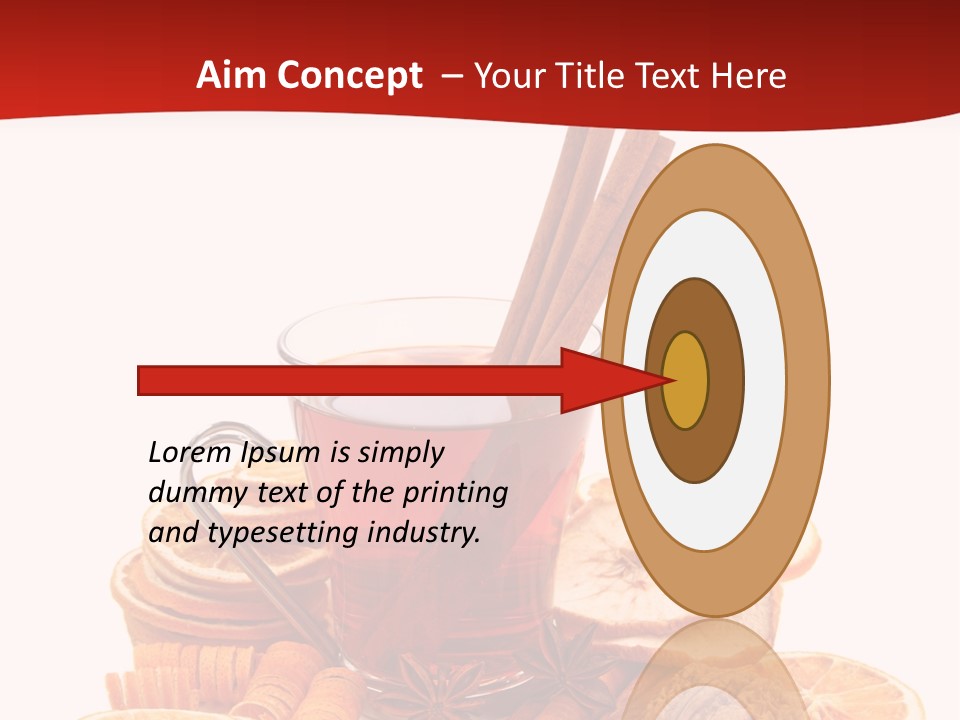 White Nut Punch PowerPoint Template