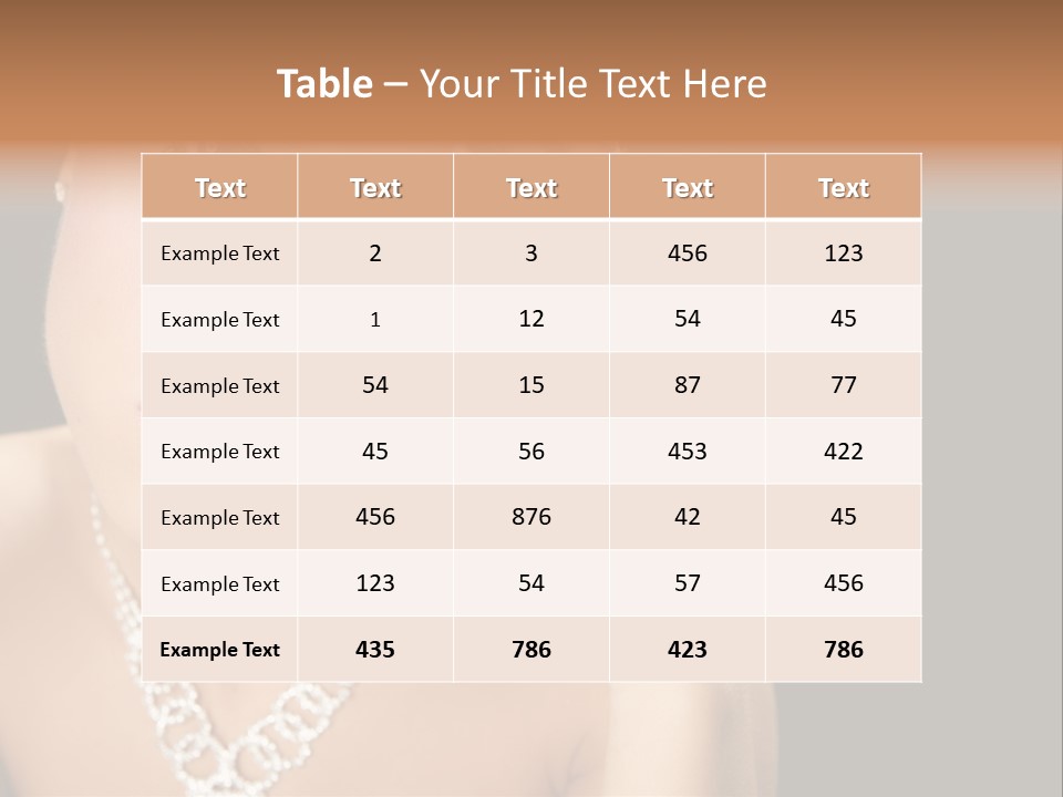 Female Girl Face PowerPoint Template