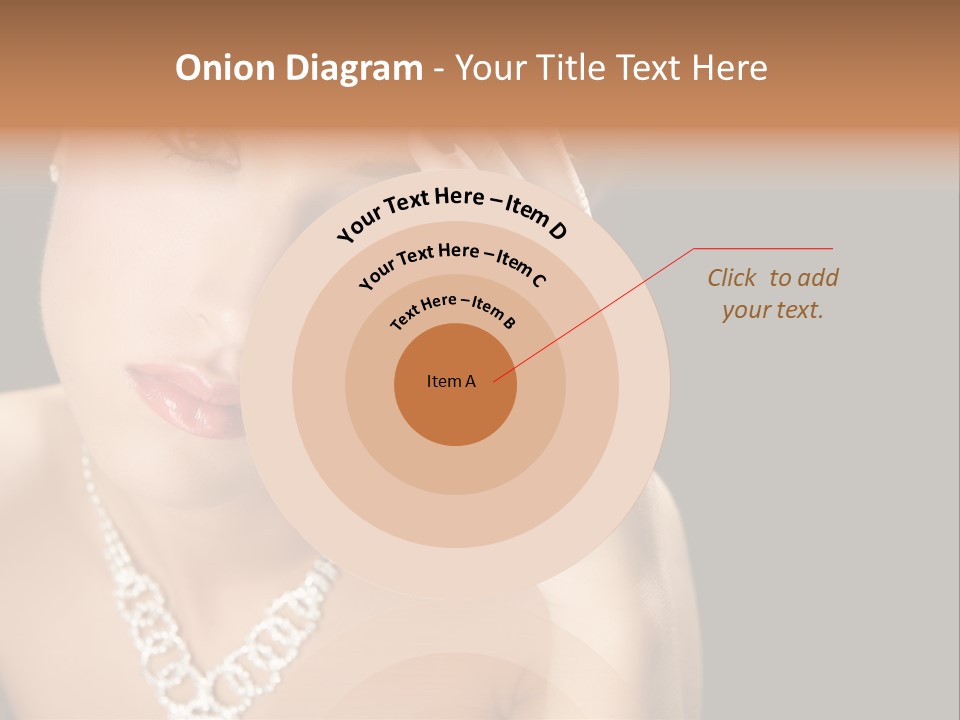 Female Girl Face PowerPoint Template