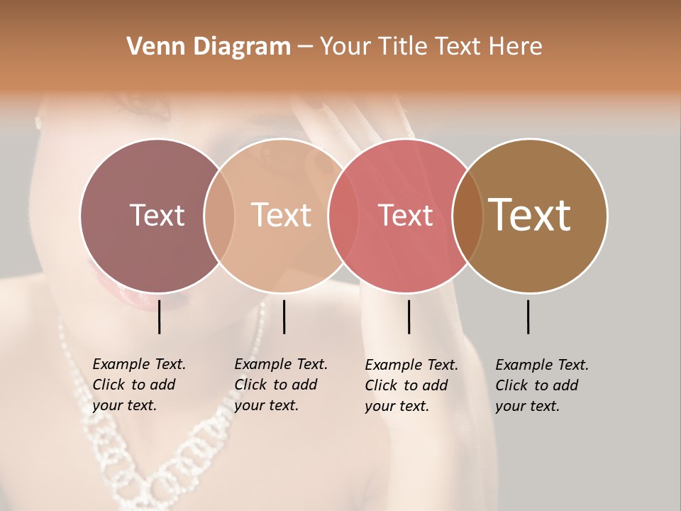 Female Girl Face PowerPoint Template