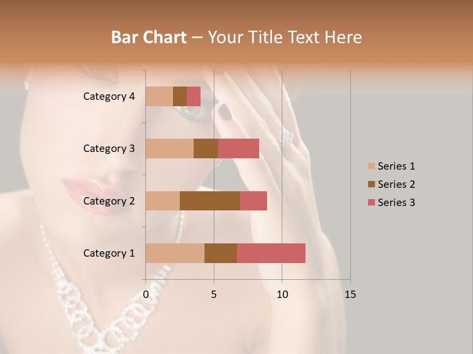 Female Girl Face PowerPoint Template