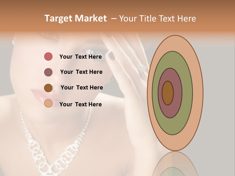 Female Girl Face PowerPoint Template