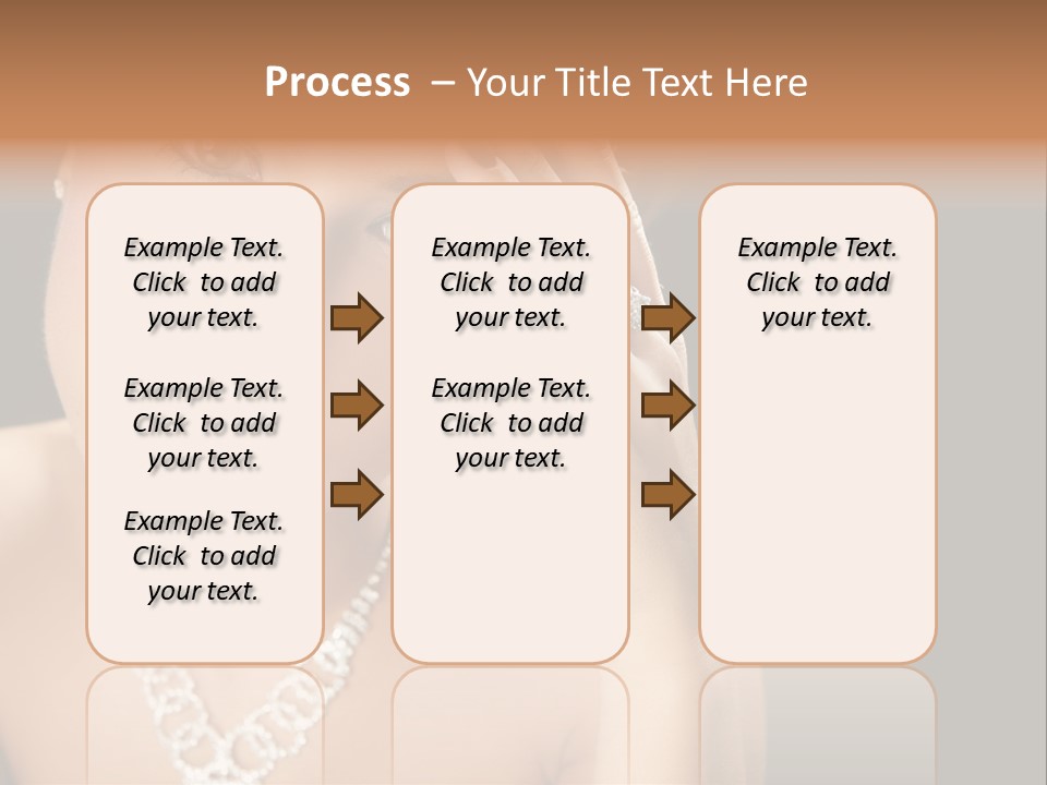 Female Girl Face PowerPoint Template