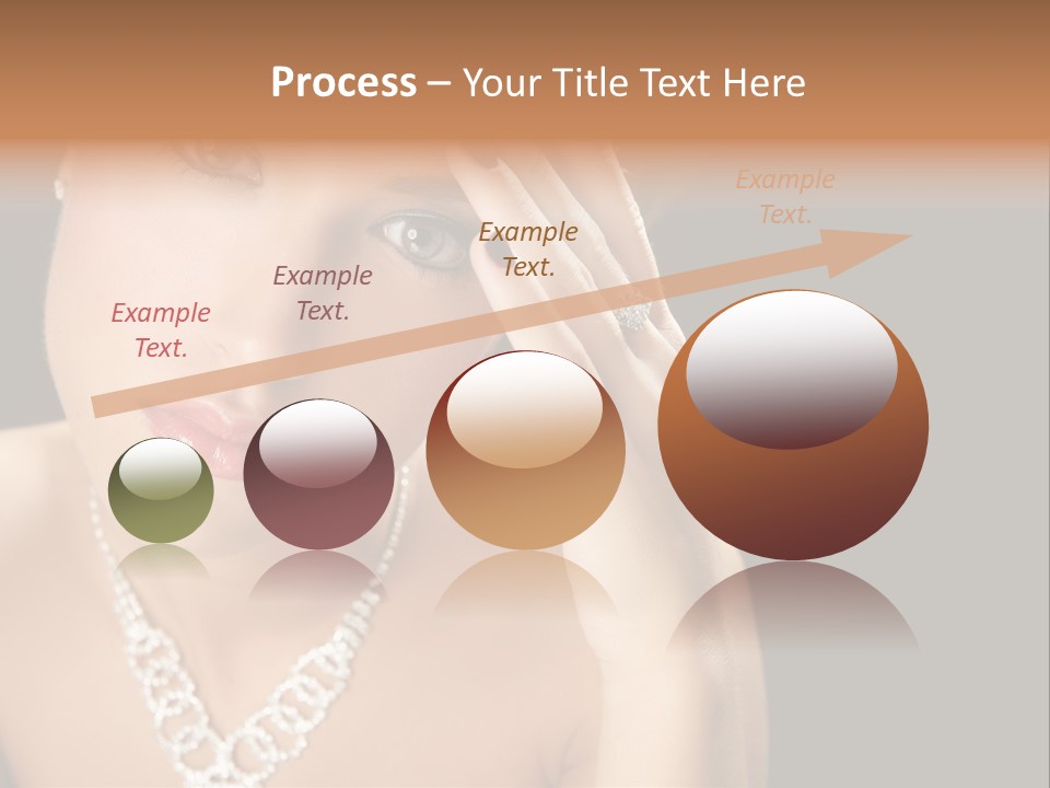 Female Girl Face PowerPoint Template