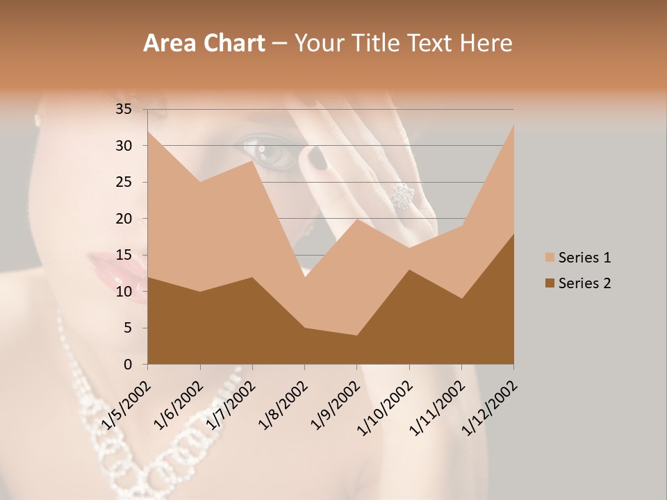 Female Girl Face PowerPoint Template