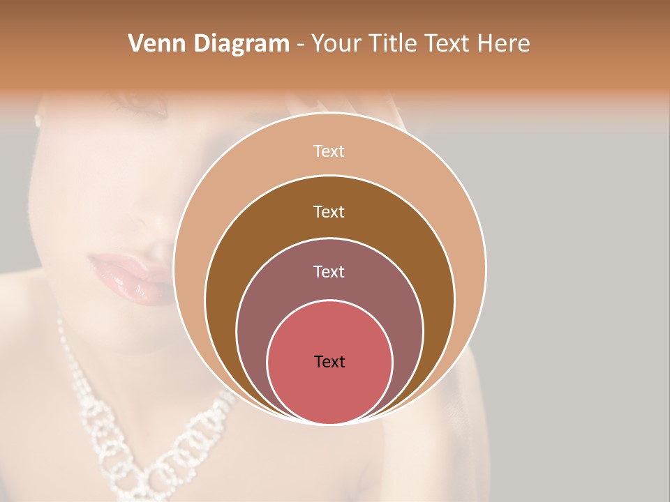 Female Girl Face PowerPoint Template