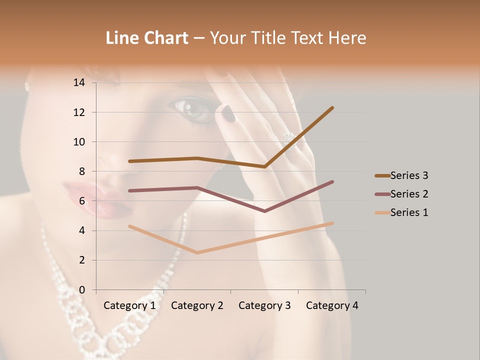 Female Girl Face PowerPoint Template