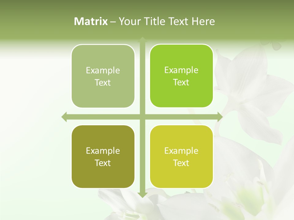 Seasonal Gentle Petal PowerPoint Template