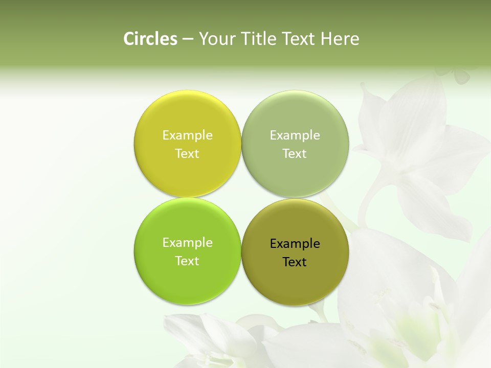 Seasonal Gentle Petal PowerPoint Template