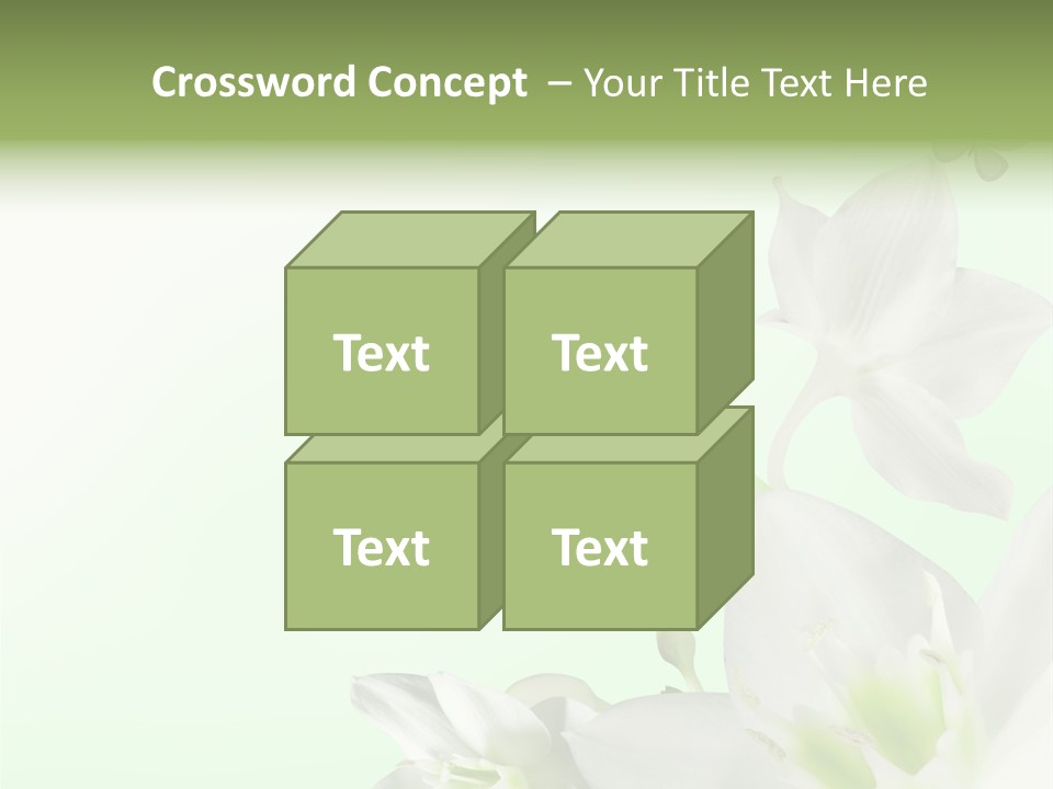 Seasonal Gentle Petal PowerPoint Template