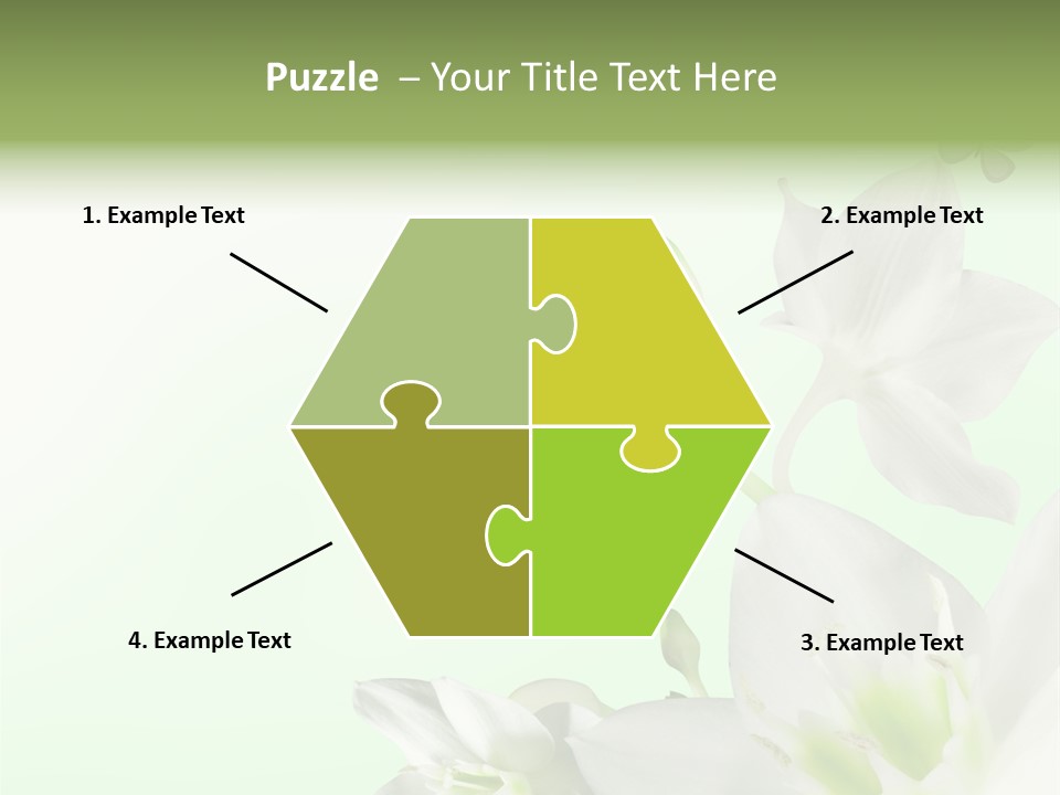 Seasonal Gentle Petal PowerPoint Template