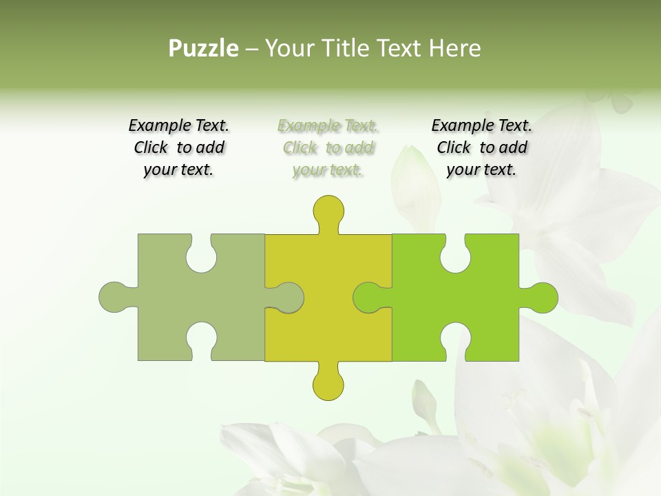 Seasonal Gentle Petal PowerPoint Template