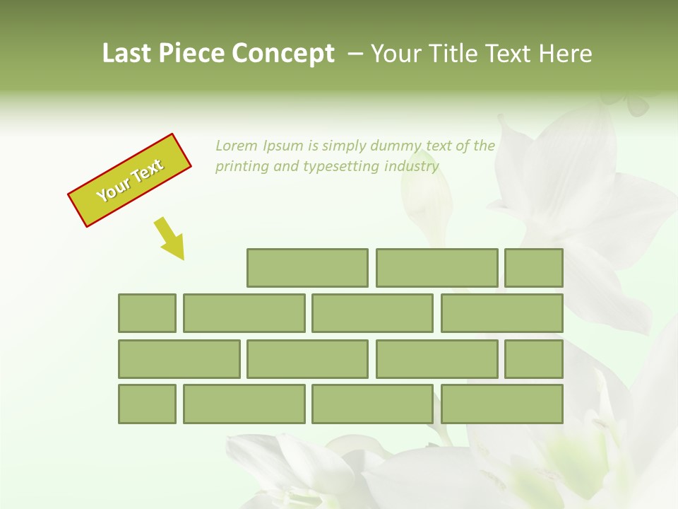 Seasonal Gentle Petal PowerPoint Template