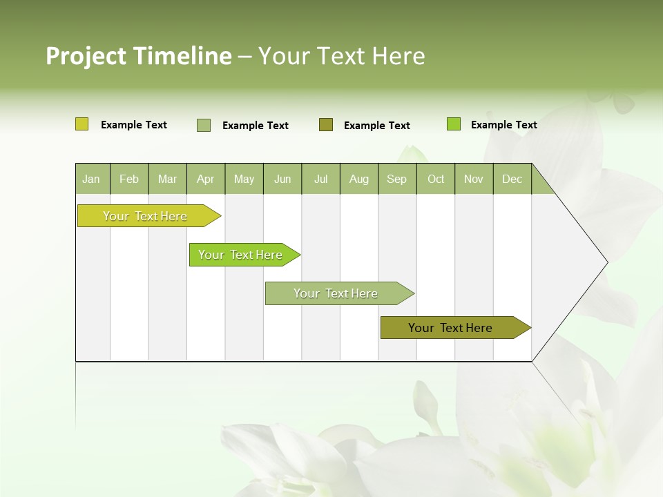 Seasonal Gentle Petal PowerPoint Template