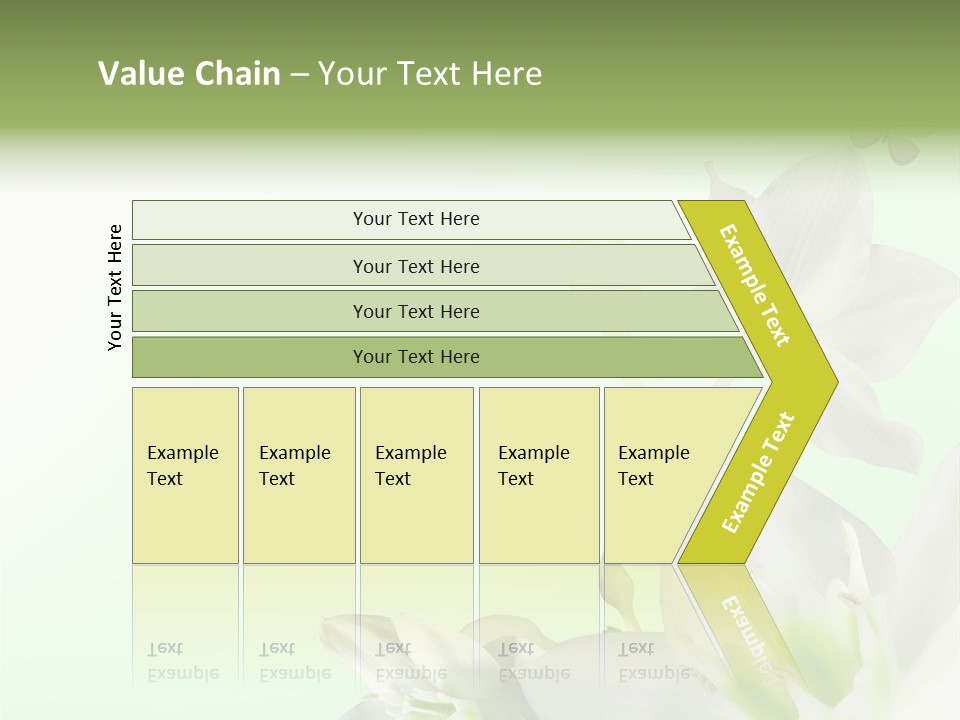 Seasonal Gentle Petal PowerPoint Template