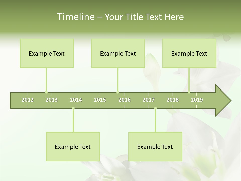 Seasonal Gentle Petal PowerPoint Template
