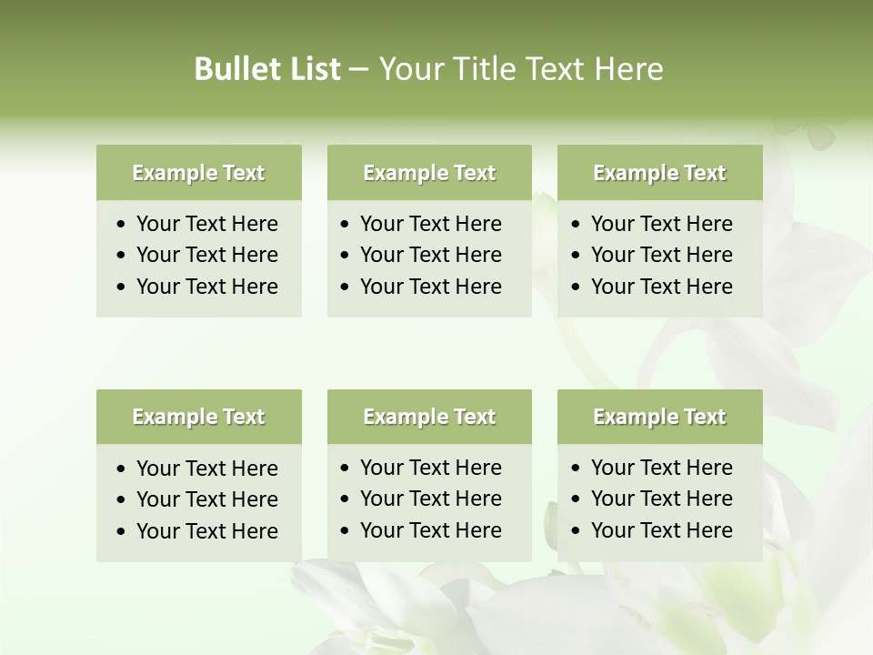 Seasonal Gentle Petal PowerPoint Template