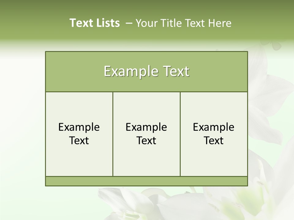 Seasonal Gentle Petal PowerPoint Template