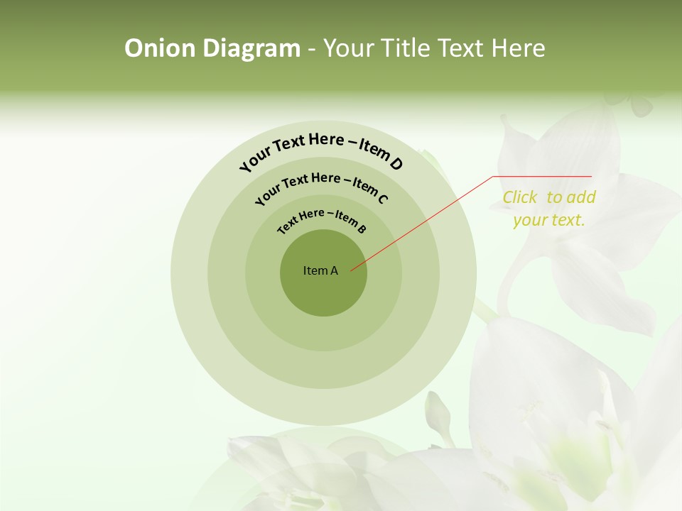 Seasonal Gentle Petal PowerPoint Template