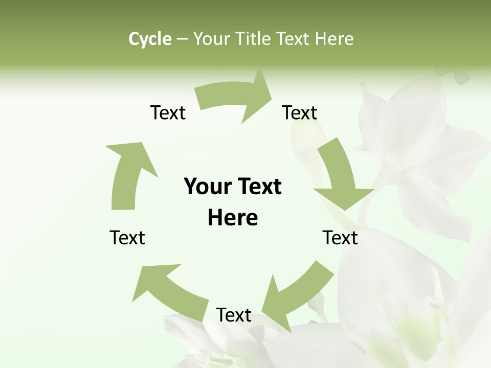 Seasonal Gentle Petal PowerPoint Template