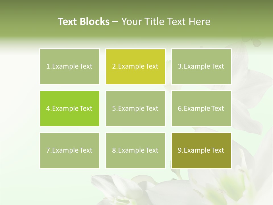 Seasonal Gentle Petal PowerPoint Template