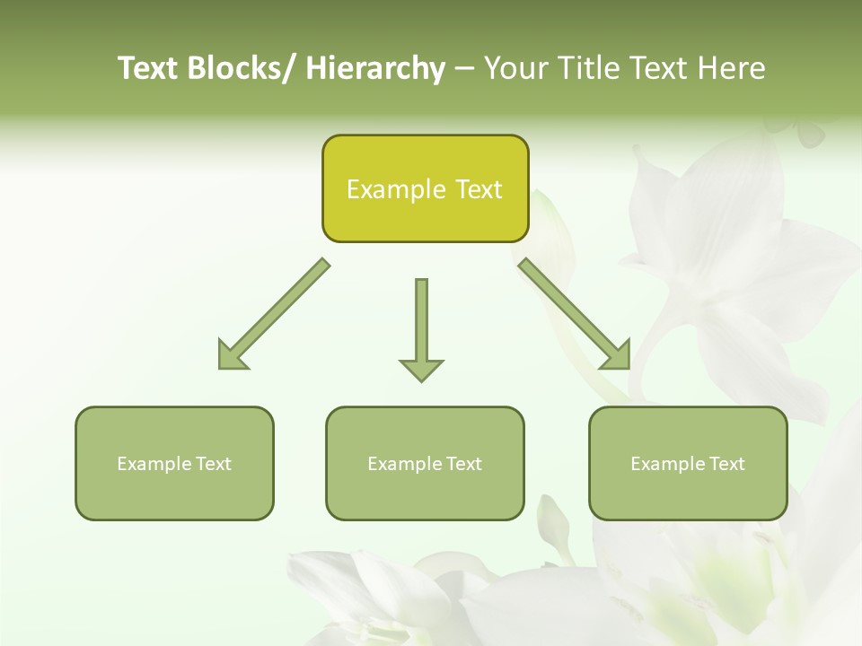 Seasonal Gentle Petal PowerPoint Template
