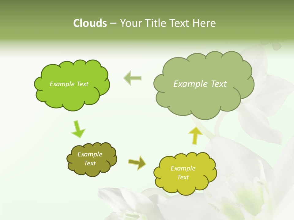 Seasonal Gentle Petal PowerPoint Template
