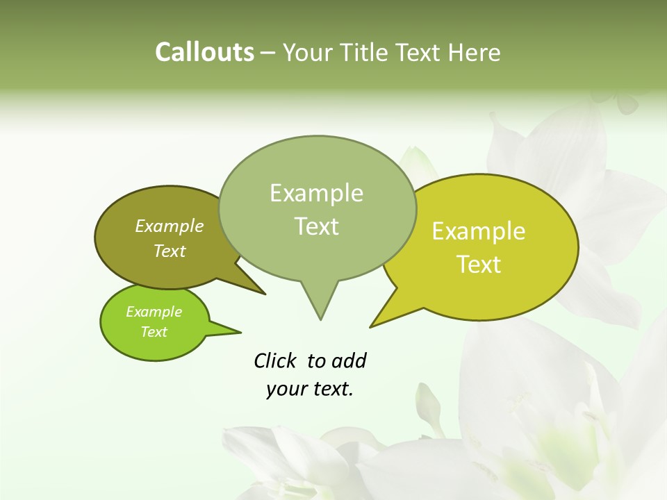 Seasonal Gentle Petal PowerPoint Template