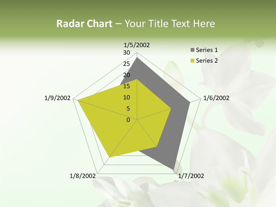 Seasonal Gentle Petal PowerPoint Template
