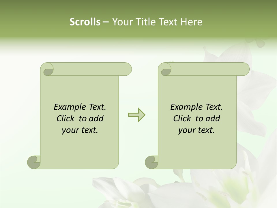 Seasonal Gentle Petal PowerPoint Template