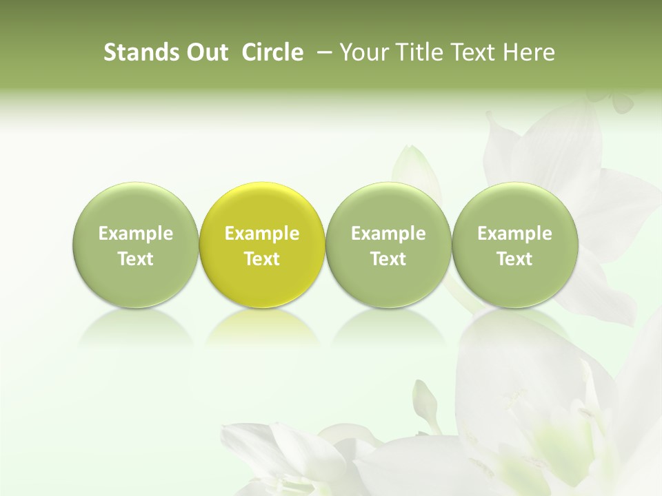 Seasonal Gentle Petal PowerPoint Template