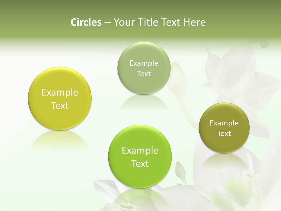 Seasonal Gentle Petal PowerPoint Template