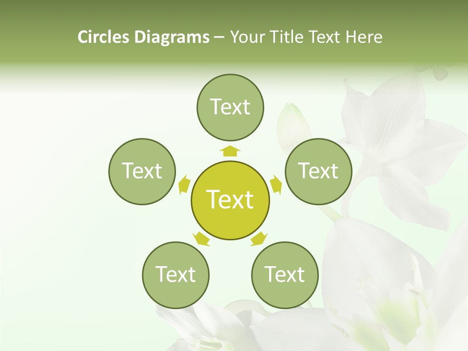 Seasonal Gentle Petal PowerPoint Template