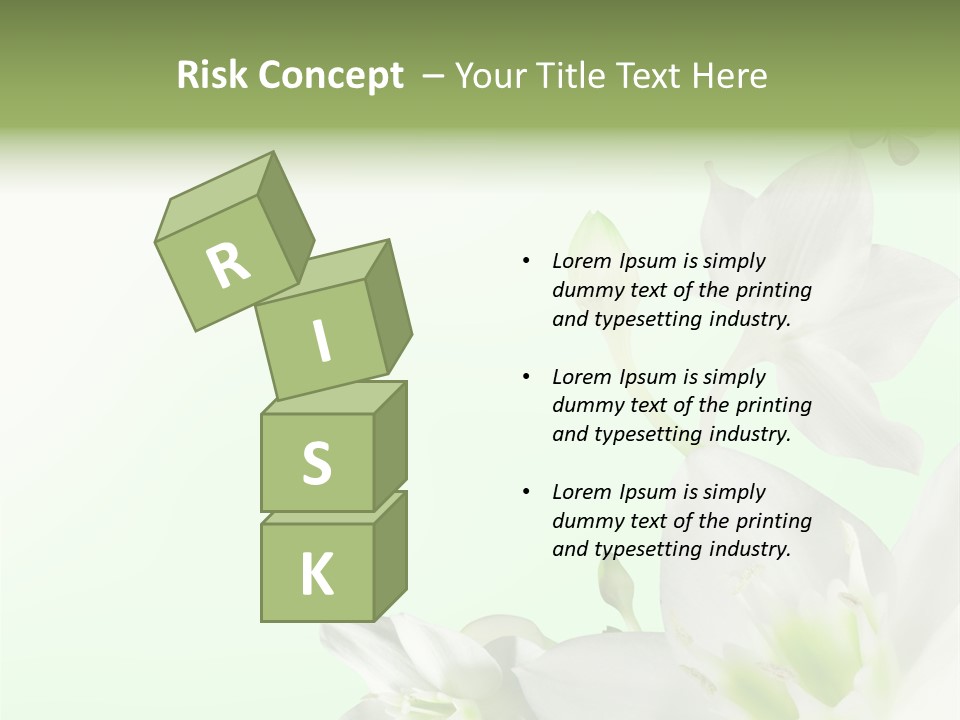 Seasonal Gentle Petal PowerPoint Template