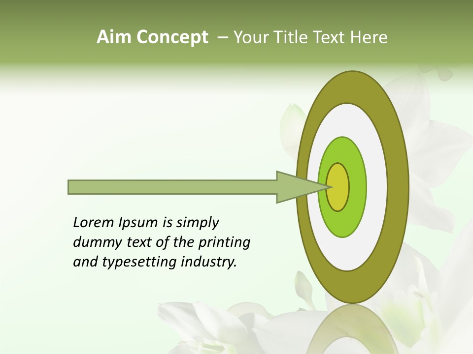 Seasonal Gentle Petal PowerPoint Template