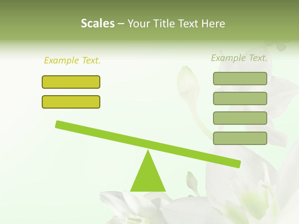 Seasonal Gentle Petal PowerPoint Template