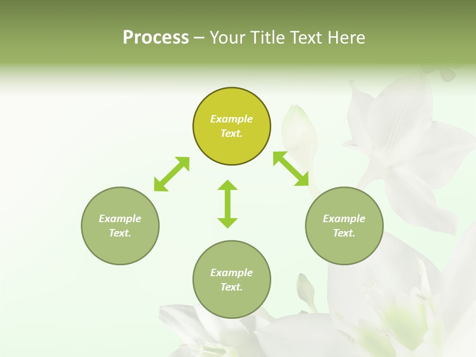 Seasonal Gentle Petal PowerPoint Template