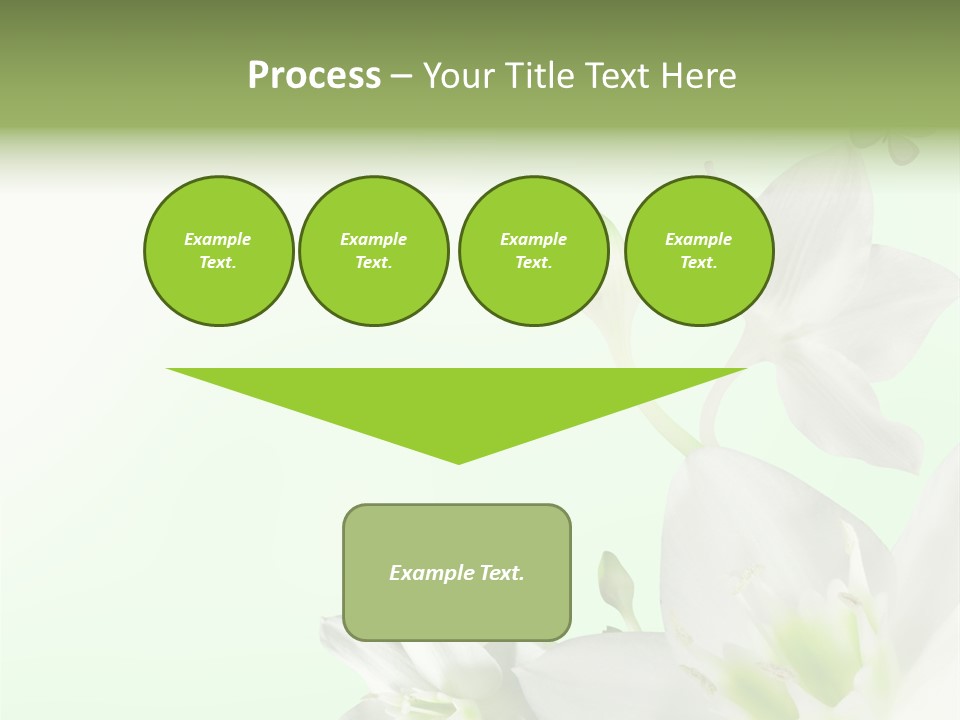 Seasonal Gentle Petal PowerPoint Template