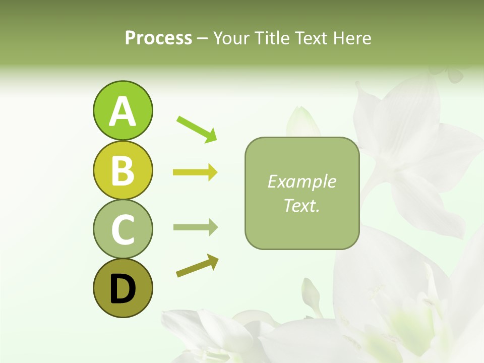 Seasonal Gentle Petal PowerPoint Template