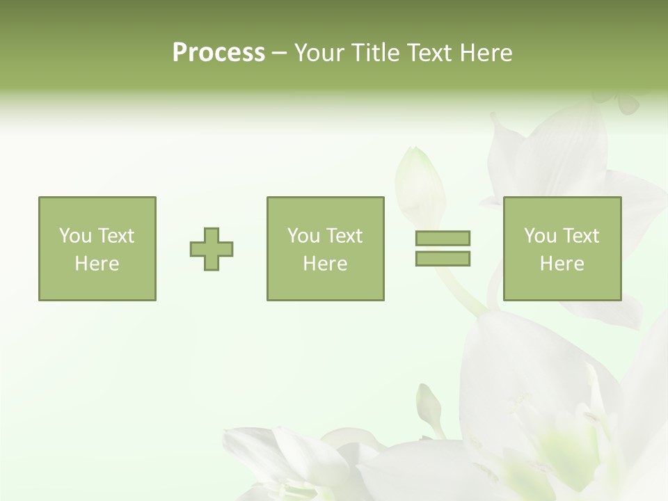 Seasonal Gentle Petal PowerPoint Template
