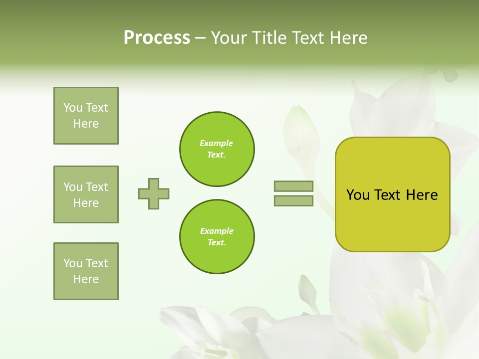 Seasonal Gentle Petal PowerPoint Template