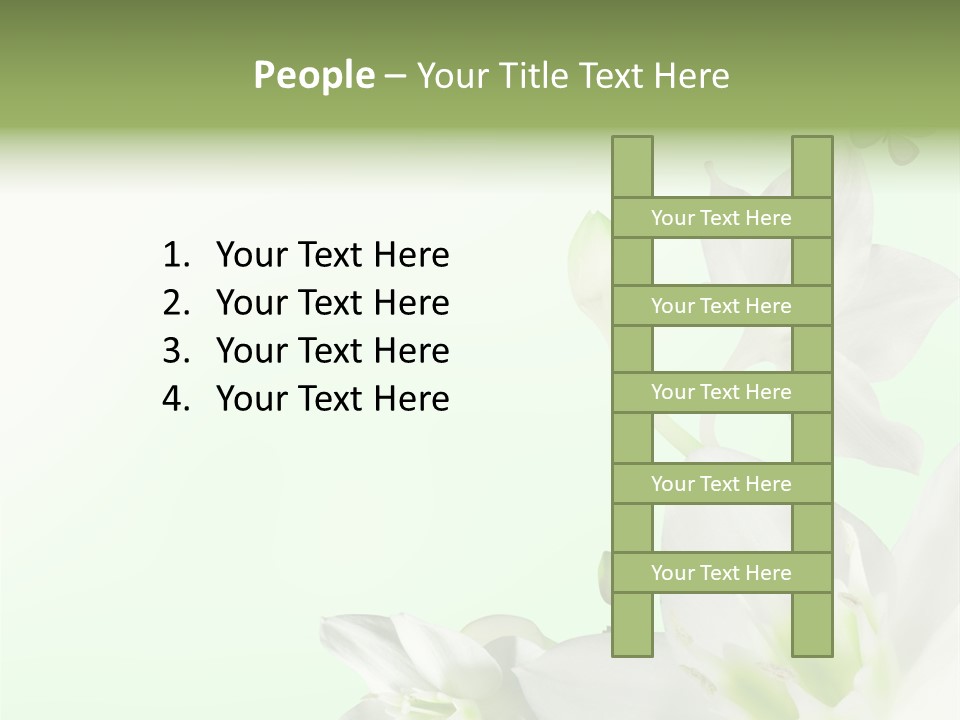 Seasonal Gentle Petal PowerPoint Template